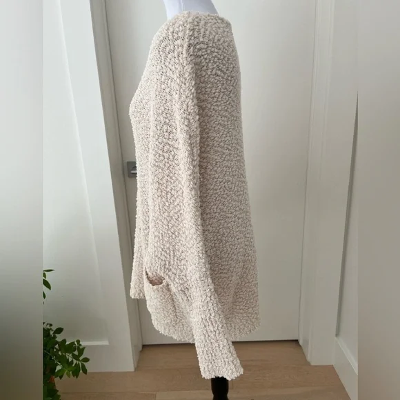 UMGEE Boucle Knit Pullover Sweater Oversize Relaxed Fit Casual Loungewear - Picture 9 of 13